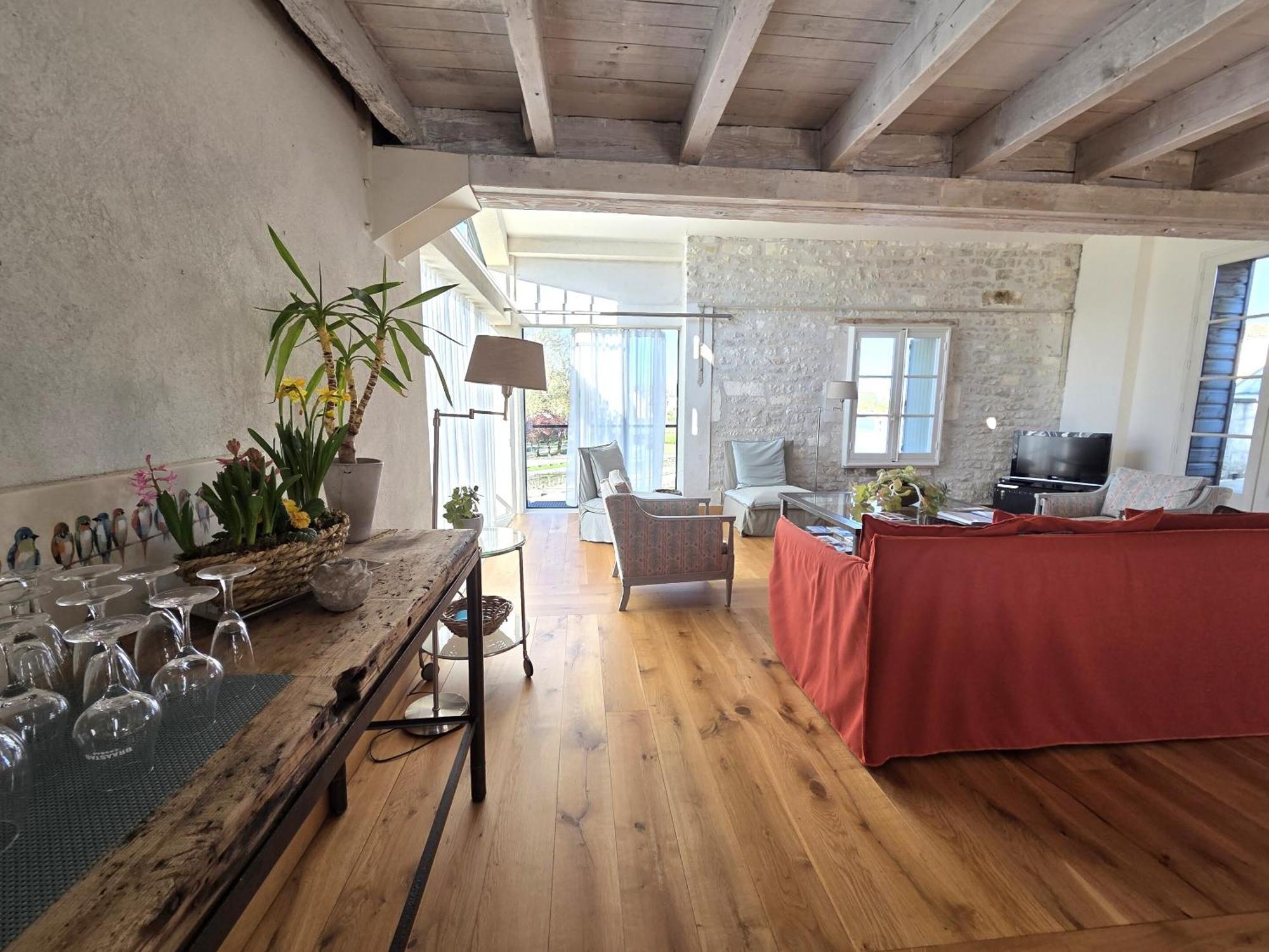 דירות ז'רנק Quai 3 Loft Moderne Et Lumineux Les Pieds Dans L'Eau חדר תמונה